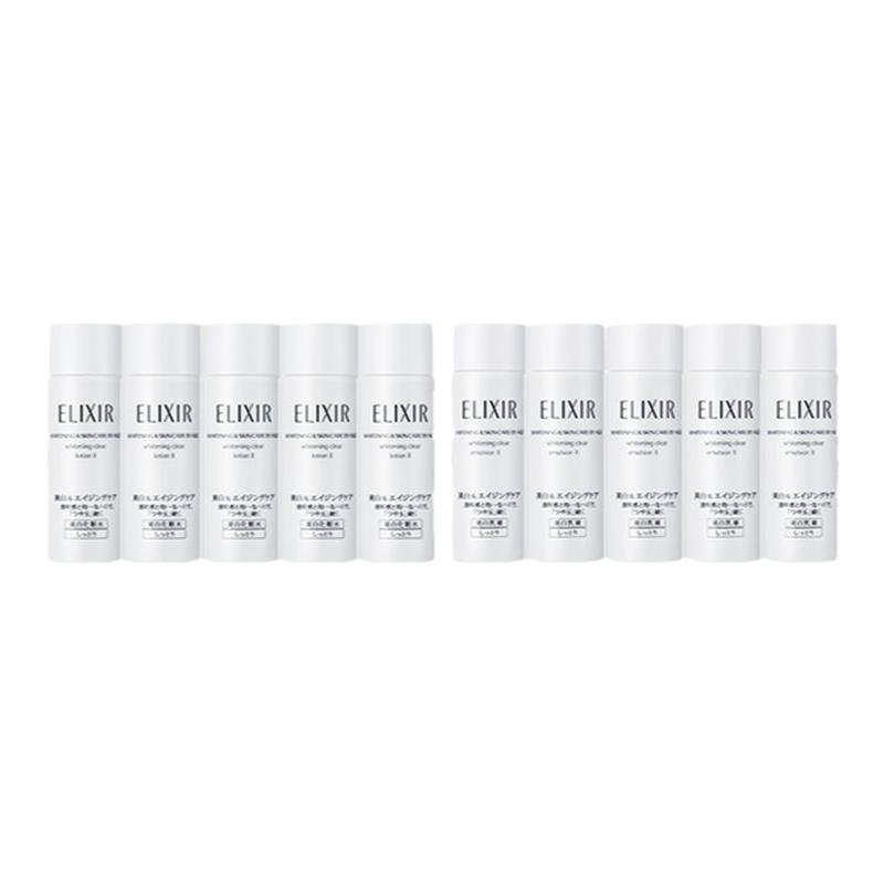 Elixir Nguyên Chất Làm Trắng Da Tinh Thể Mịn Màng Dưỡng Ẩm Bộ Dưỡng Ẩm Sảng Khoái Loại 18Ml * 5