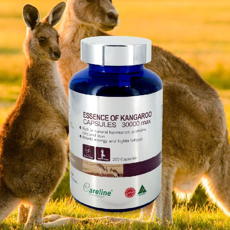 Careline Kelan Của Úc Tinh Chất Kangaroo Viên Nang Nuôi Dưỡng Nam Mệt Mỏi Tăng Cường Sinh Lực 200 Viên