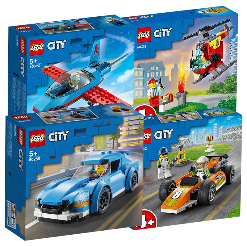 Lego Khối Xây Dựng Dòng Thành Phố Máy Bay Chữa Cháy Những Người Bạn Tốt Bé Trai Và Bé Gái Lắp Ráp Xe Thể Thao Đồ Chơi Hộp Nhỏ Bộ Khởi Đầu