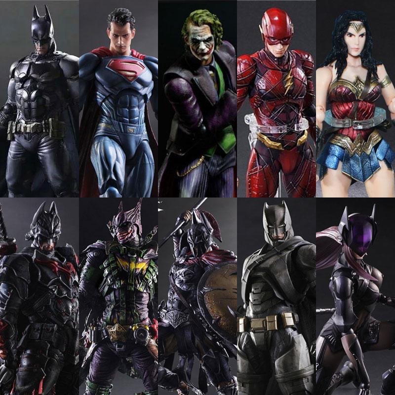 PA đổi Batman chú hề bằng tay Flash Superman Wonder Woman mô hình DC Justice League con rối đồ chơi