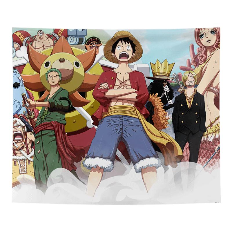 Một Mảnh Vải Nền Ins Treo Vải Poster Anime Vải Ký Túc Xá Đầu Giường Trang Trí Tường Bruff Bức Tranh Tường