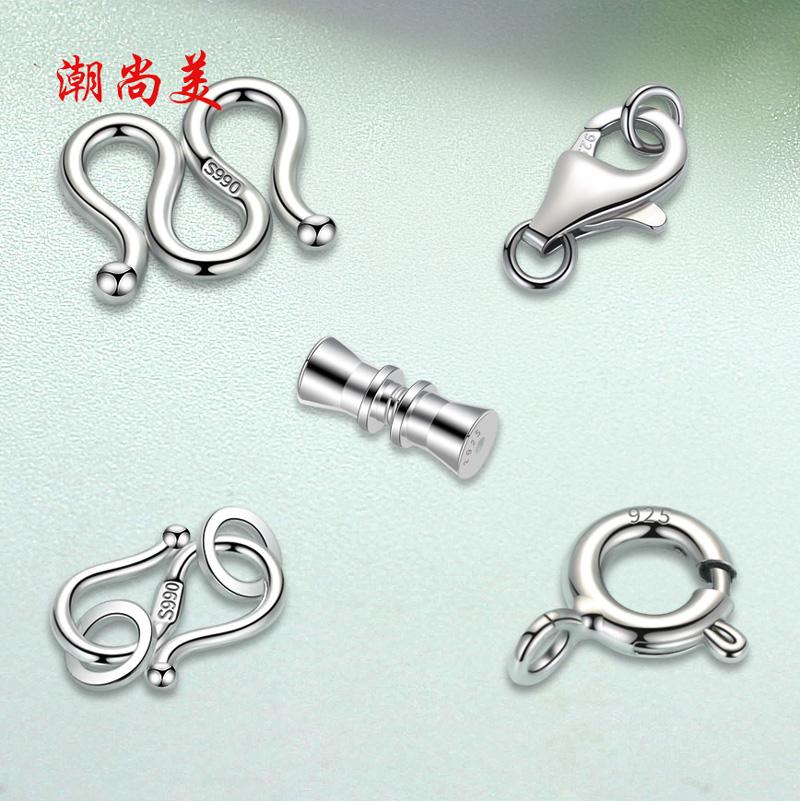 Chao Shangmei m khóa vòng cổ khóa kết nối khóa đầu phụ kiện bạc sterling khóa tay khóa 8 ký tự khóa dây chung khóa đầu khóa khóa