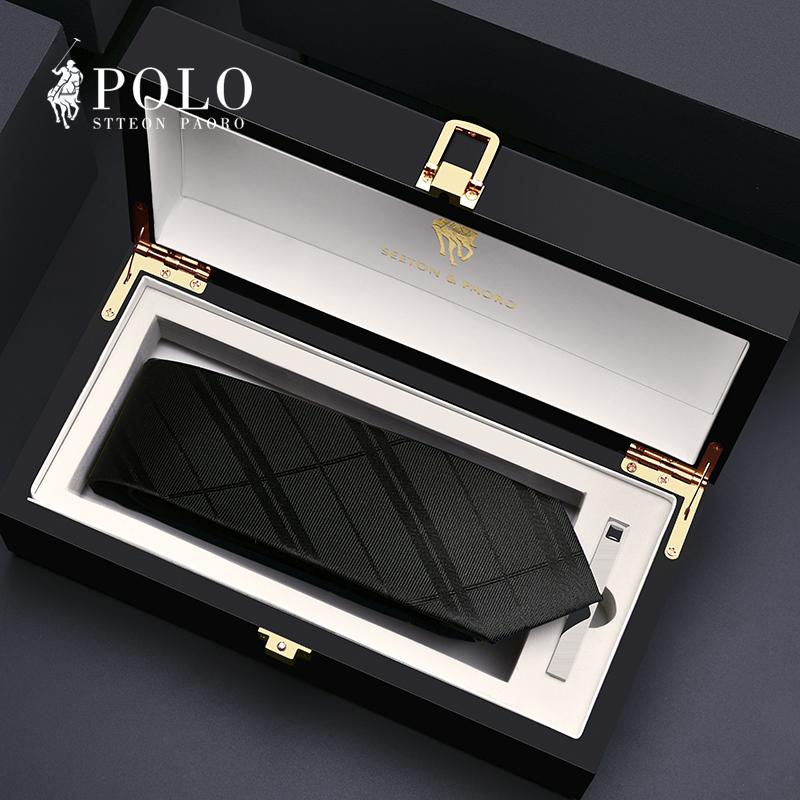 Colorton Ralph Lauren Polo Tie Nam Công Việc Phù Hợp Với Dây Kéo Rảnh Tay Phong Cách Cưới Chú Rể Đen Hộp Quà Tặng Cao Cấp