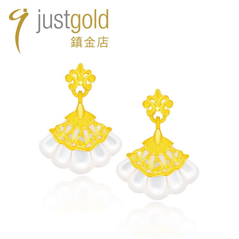 tiệm vàng justgold town bông tai vàng waltz bông tai móc tai 1327401Y