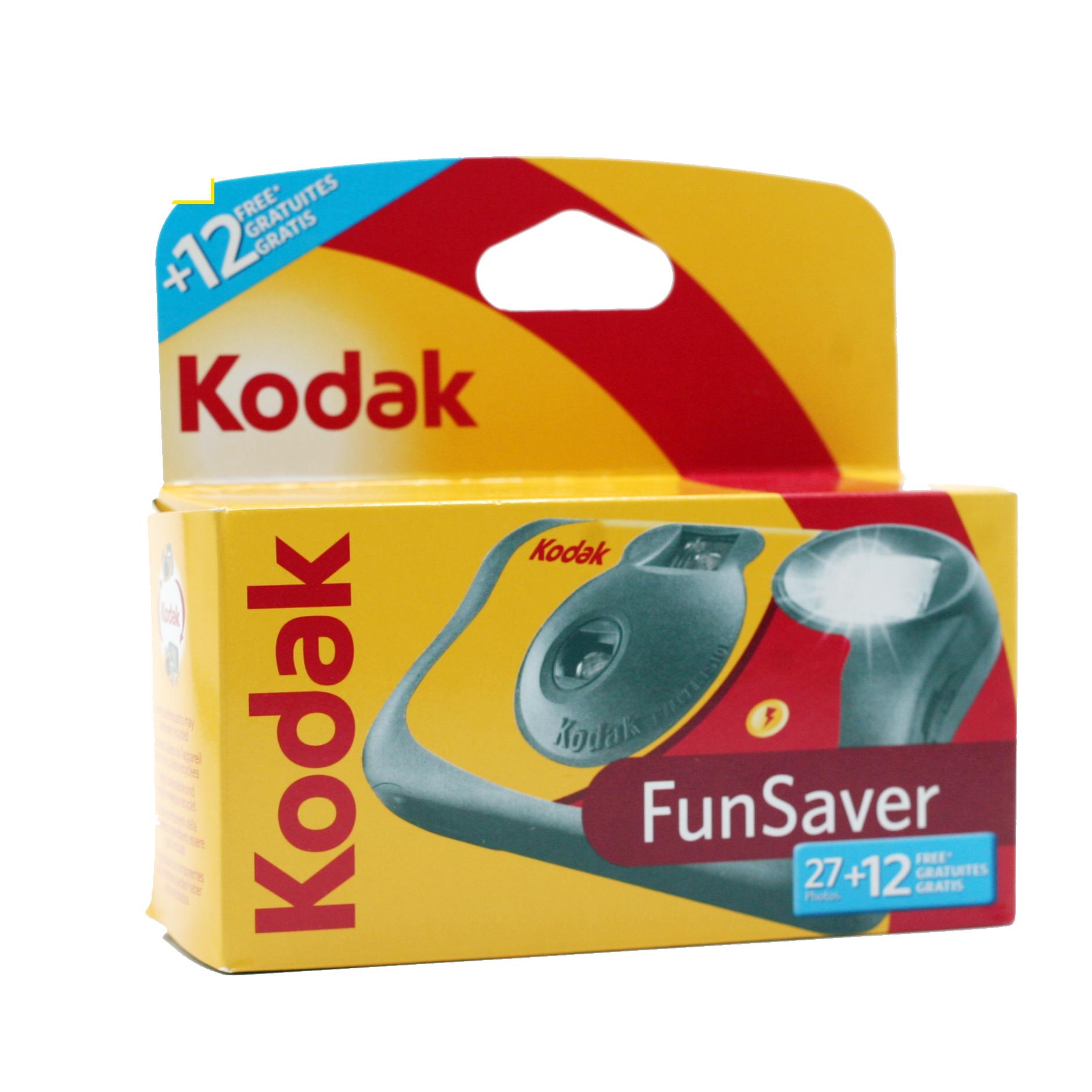 Kodak Phiên bản thể thao dùng một lần Máy ảnh phim có đèn flash FunSaver 39 tờ 23 tháng 8