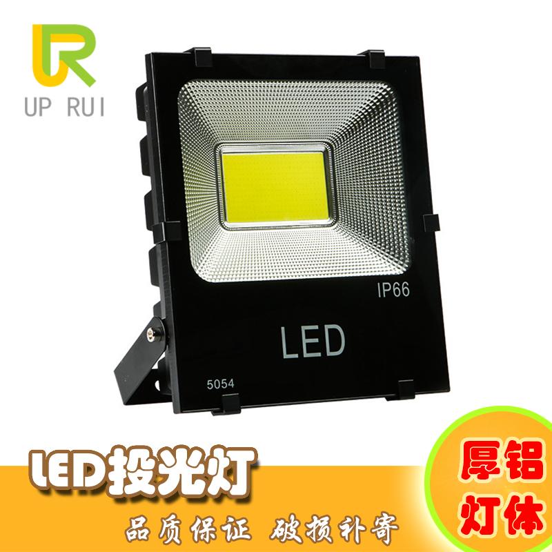 Đèn pha LED 100W ngoài trời chống thấm nước tiêu điểm sân vận động Đèn pha 5054 Đèn pha COB màu 50 watt