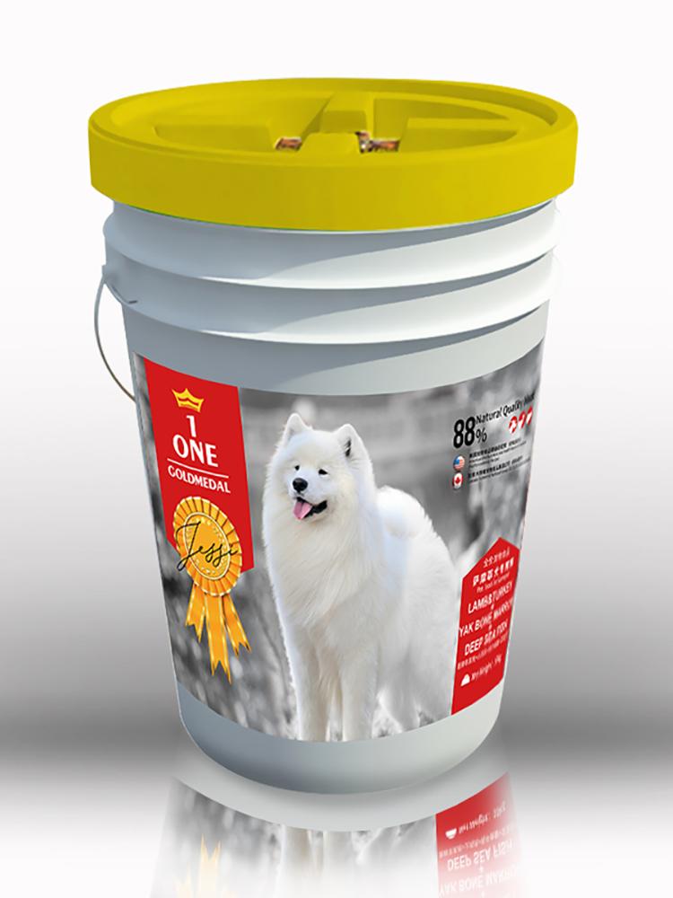 Huy chương vàng lựa chọn Thức ăn cho chó Samoyed đặc biệt 10kg Thức ăn cho chó Samoyed chó con trưởng thành lông trắng đặc biệt 20 catties