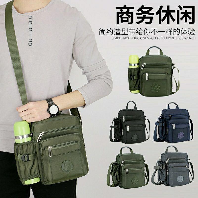 Jin Paddy Túi nam mới Túi đeo vai bằng nylon cho nam Túi Messenger sức chứa lớn Túi ấm đun nước nhiều ngăn dành cho nam và nữ