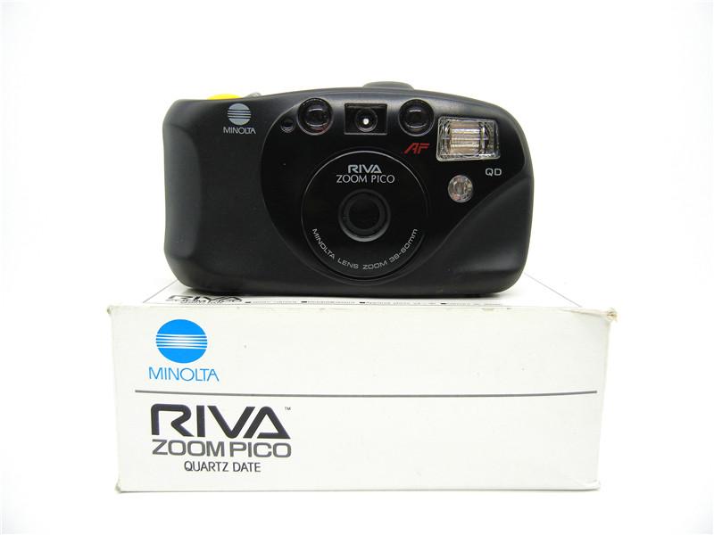 Máy quay phim bỏ túi tự động Minolta riva zoom pico máy phim bỏ túi hình thức đẹp