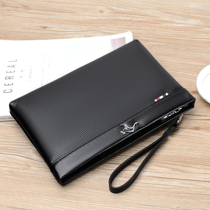 2022 Mới Túi Cầm Tay Nam Da Mềm Túi Xách Công Sở Nam Kẹp Túi Bao Da Túi Clutch Thường Cầm Tay túi