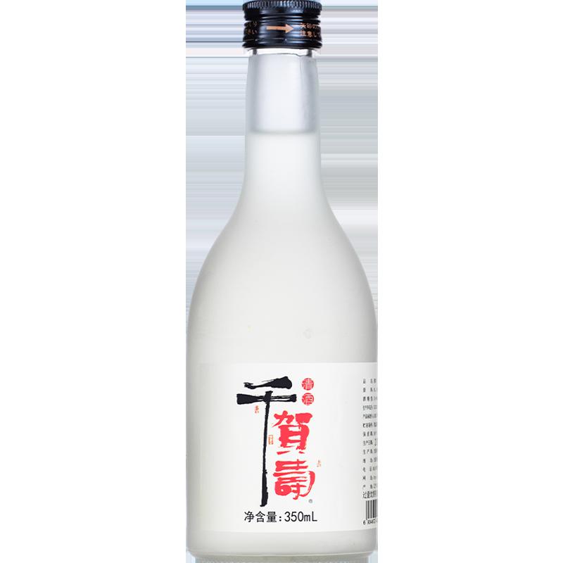 Rượu sake chọn lọc của Qianhe Shou 350ml rượu sake Nhật Bản lên men rượu gạo rượu vang trong nước rượu vang nước ngoài có độ cồn thấp