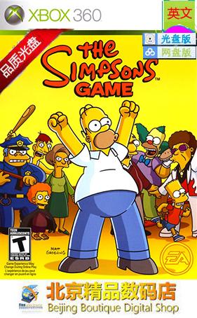 XBOX360 đĩa game The Simpsons Game The Simpsons phiên bản tiếng Anh