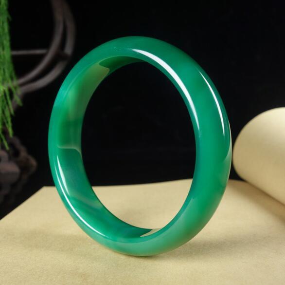 Một Nguyên Đấu Giá Vòng Tay Chrysoprase Nữ Tinh Khiết Tự Nhiên Đá Mã Não Brazil Hoàng Đế Xanh Chính Hãng Của Nữ Vòng Tay Chrysoprase