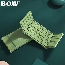 BOW Hangshi ipadpro máy tính bảng bàn phím bluetooth gấp ba lần chuyên dụng có thể được kết nối với điện thoại di động không dây bên ngoài máy tính xách tay phổ thông Android bàn phím mini6 di động air3