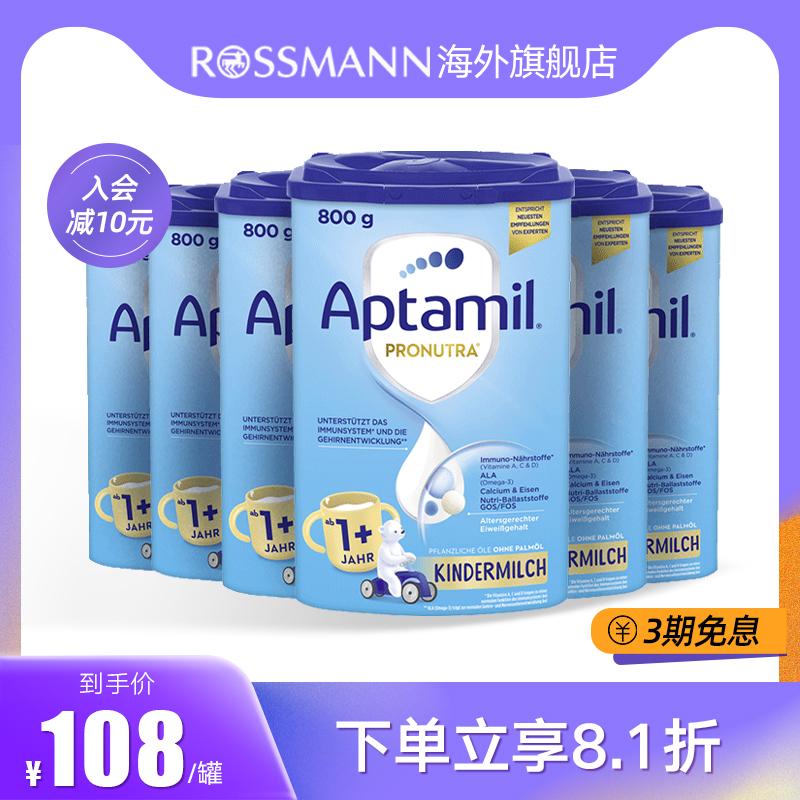 Sữa bột Aptamil classic nhập khẩu Đức chính gốc Đức phân khúc 1+ trên 1 tuổi 800g*6 lon