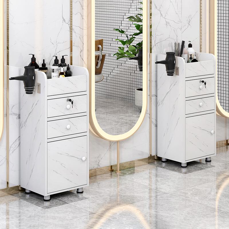 Cửa hàng cắt tóc tủ dụng cụ salon tóc bảng công cụ đặc biệt cửa hàng làm tóc giá ngăn kéo tủ gương tủ cắt tóc nhỏ