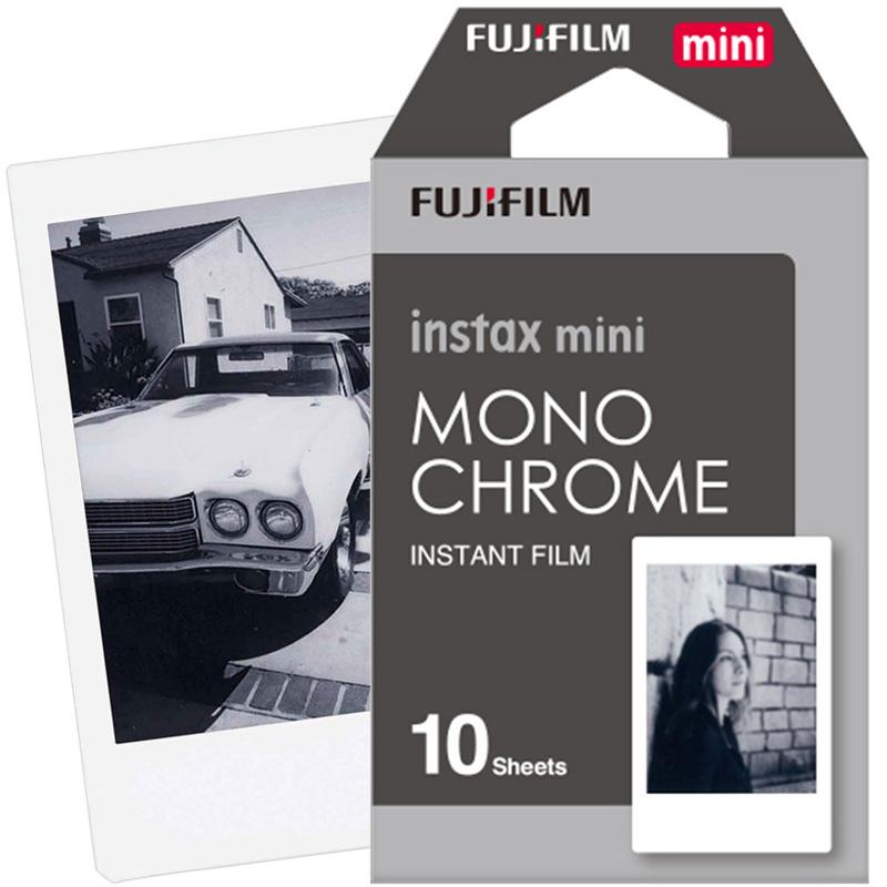 Fuji Giấy ảnh Polaroid trắng đen mini7S/8/9/25/11/90/7C cạnh trắng phim hoạt hình miễn phí vận chuyển