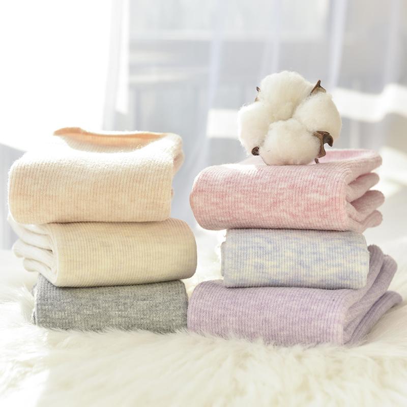 Tuyết Tất Thu Đông Ngắn Giữa Ống Cotton Plus Nhung Dày Ấm Chống Trơn Trượt Nam Nữ Mùa Đông tầng Ngủ Giam Tất