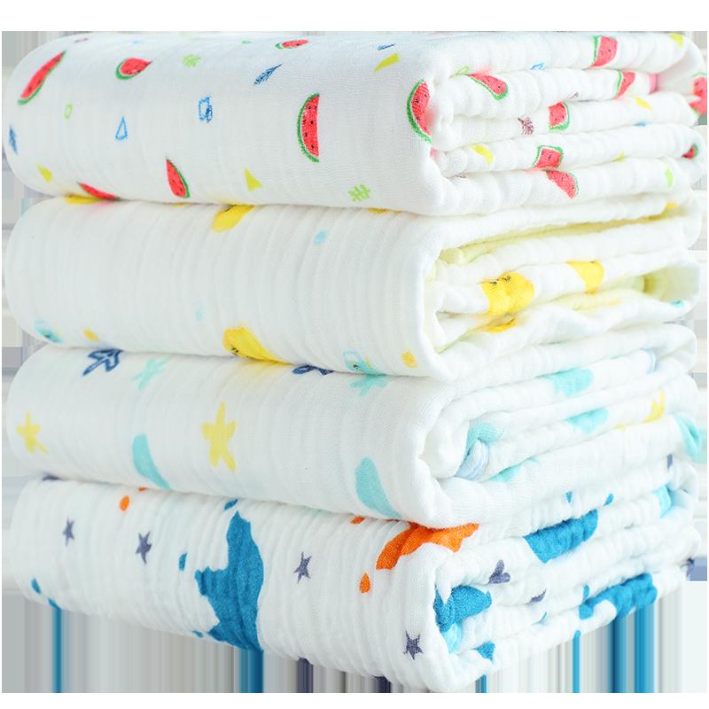 Jialiya Trẻ Em Sơ Sinh Khăn Tắm Cotton Nguyên Chất Gạc Sáu Lớp Mềm Mại Và Thấm Hút Khăn Tắm Loại A Tiêu Chuẩn Cho Trẻ Sơ Sinh