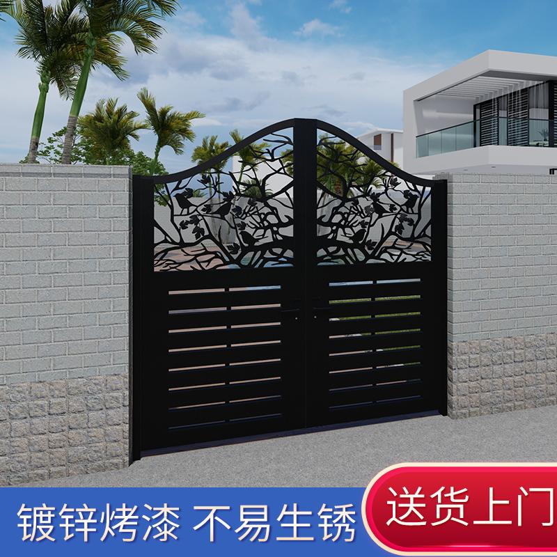 Biệt thự Hội đồng nghệ thuật Iron Gate Gate Baiye Vườn nông thôn Châu Âu -Phong cách hàng rào ngoài trời Cổng Iron Cổng tùy chỉnh tùy chỉnh cộng đồng