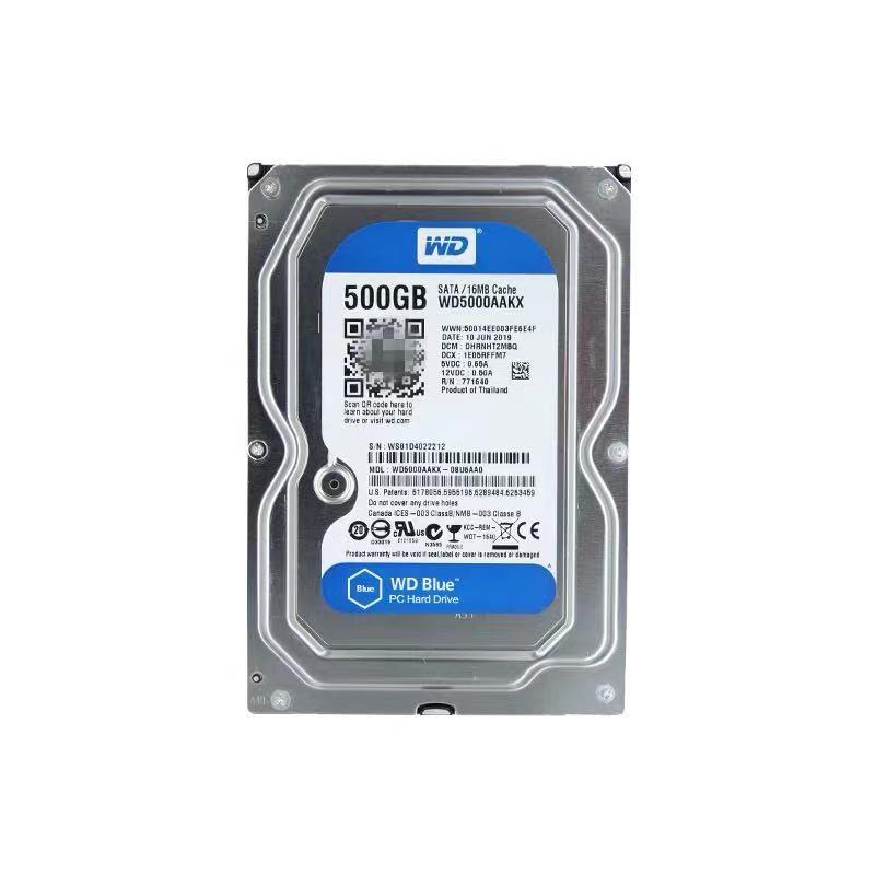 Máy tính để bàn đĩa xanh Western Digital (WD) 3,5 inch 500G 7200 vòng / phút ổ cứng máy tính ổ cứng HP