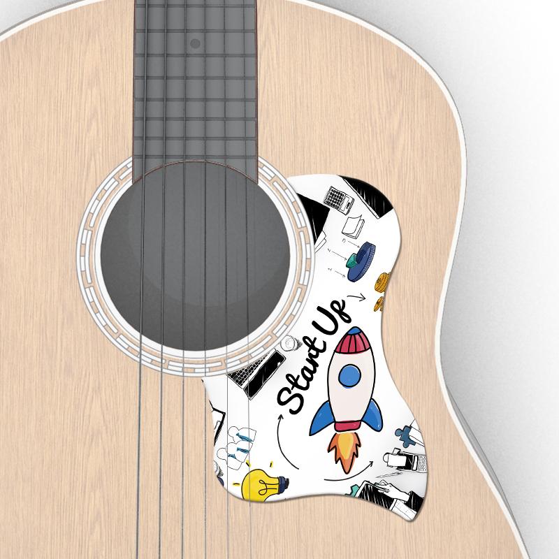 Bảo vệ đàn guitar rung cùng phụ kiện veneer bảng 41 inch 40 ballad trang trí gảy đàn miếng dán trong suốt màng bảo vệ