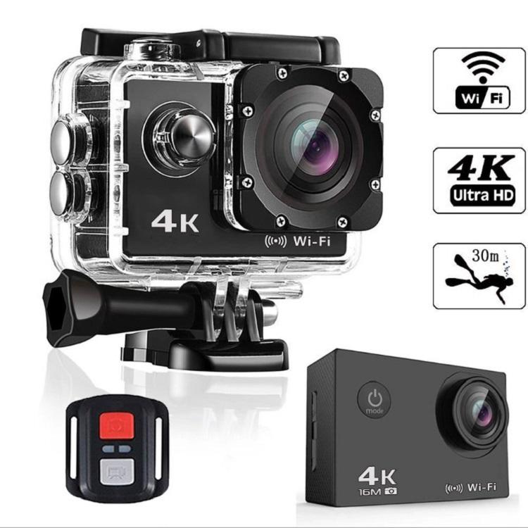 Camera thể thao lặn độ nét cao 4K xe máy mũ bảo hiểm xe đạp đi đầu ghi hình chống thấm nước camera wifi