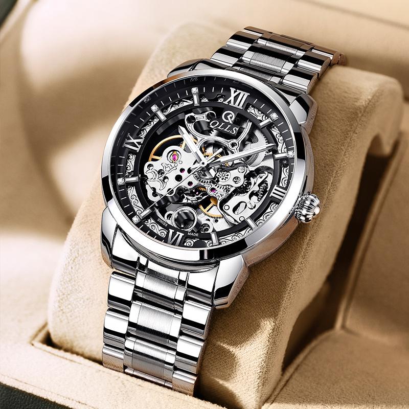 Đồng hồ chính hãng top 10 đồng hồ cơ rỗng chống thấm nước nam đồng hồ Thụy Sĩ tourbillon tự động thương hiệu đồng hồ nam thủy triều