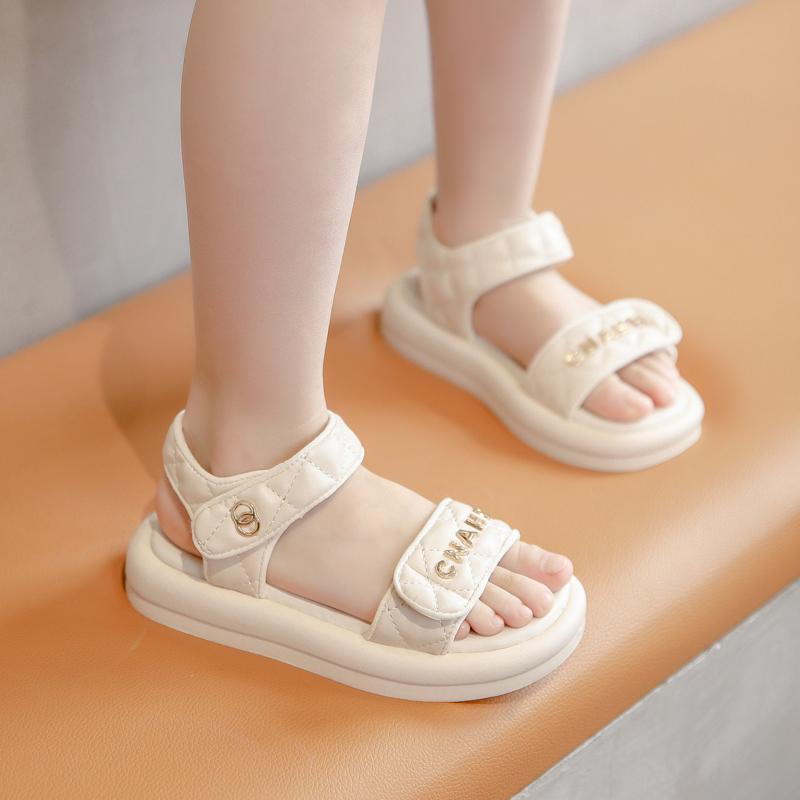 Giày Sandal Bé Gái 2023 Mùa Hè Mới Giày Đi Biển Đế Mềm Chống Trơn Trượt Công Chúa Trẻ Em Bé Gái Tiểu Học