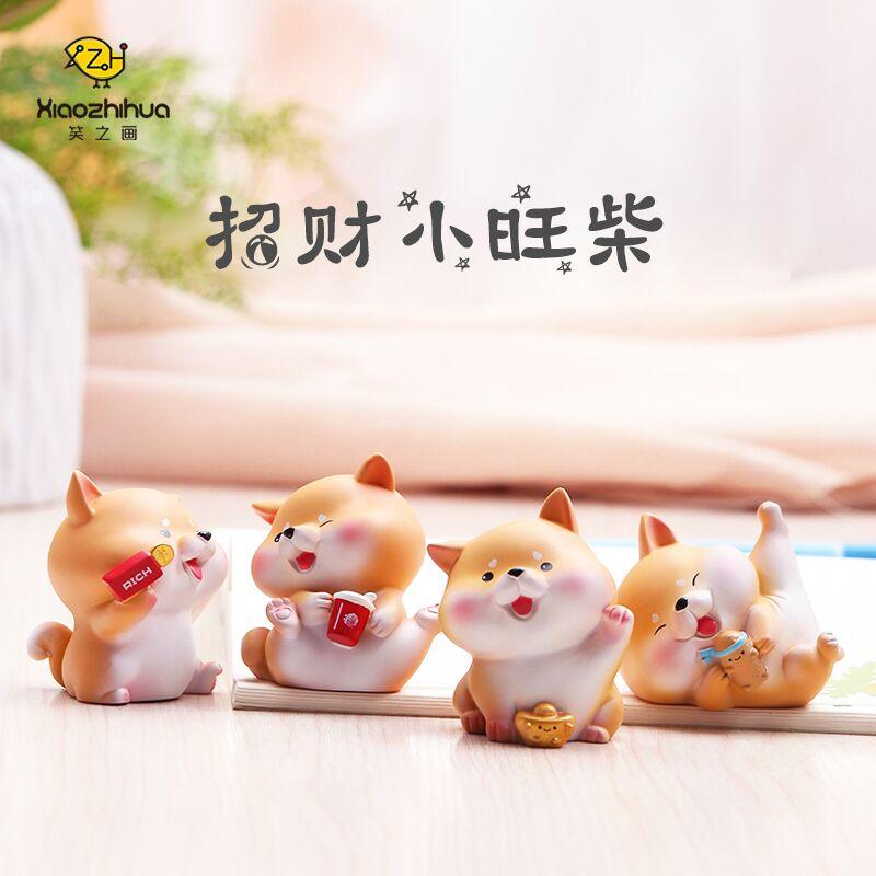 Trang trí chú chó con Shiba Inu dễ thương Lễ hội mùa xuân không nổi giận Trang trí máy tính để bàn văn phòng Tết Nguyên đán Tâm trạng chữa bệnh Quà tặng năm mới