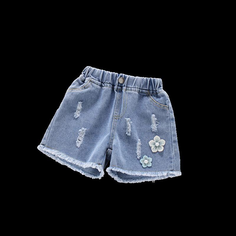 Quần Short Denim Nữ Trang Phục Mùa Hè 2024 Áo khoác ngoài mùa hè kiểu phương Tây mới Quần mỏng dành cho trẻ em trung niên trở lên