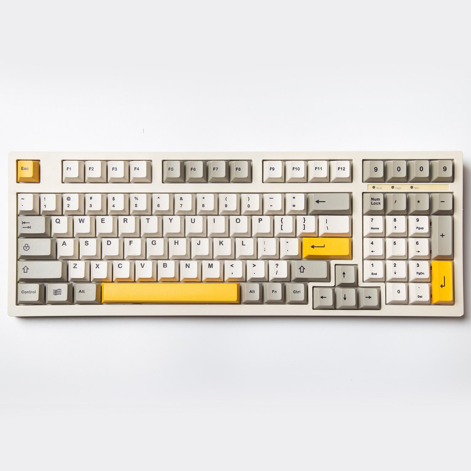 9009 keycap retro ban đầu nhà máy thăng hoa cao keycap anh hói chất liệu PBT 61 64 68 84 96 98