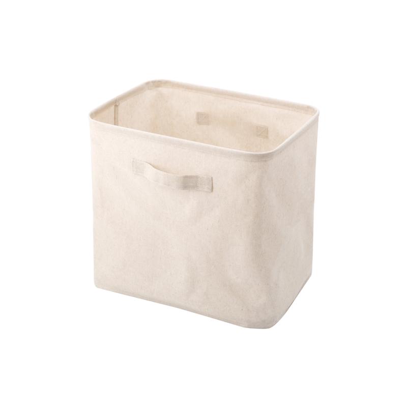 Hộp đựng mềm pha trộn sợi polyester và vải lanh MUJI