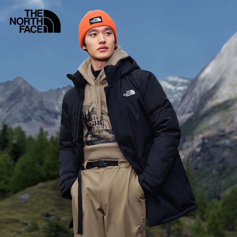 TheNorthFace mặt hướng bắc áo khoác nam phiên bản dài trung bình 550 nhung xuống áo khoác mùa đông mới 4U81