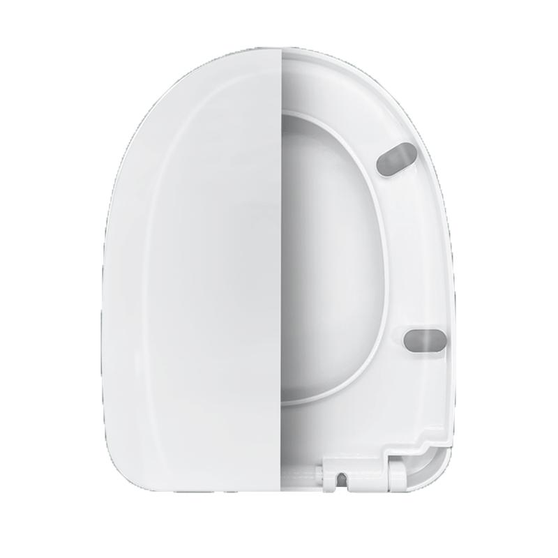 Nguyên liệu PP bệ toilet hộ gia đình dày toilet đa năng bệ toilet kiểu cũ hình chữ U, hình chữ V, nắp bồn cầu hình chữ O