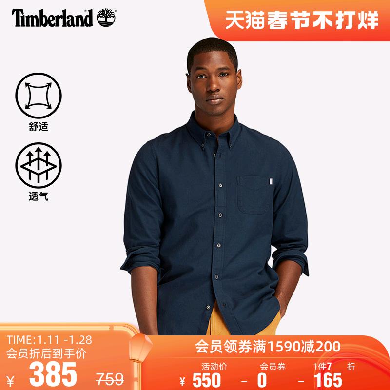 Timberland Áo sơ mi dài tay nam Timberland chính thức ngoài trời giản dị thoáng khí|A2ES5