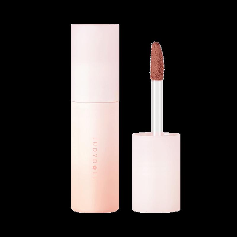 Judydoll Cam Bùn Bùn Sữa Nhỏ Matte Lip Glaze Mùa Thu Đông Làm Trắng Màu Mới Son Bóng Màu Xám Hồng Bột Đậu