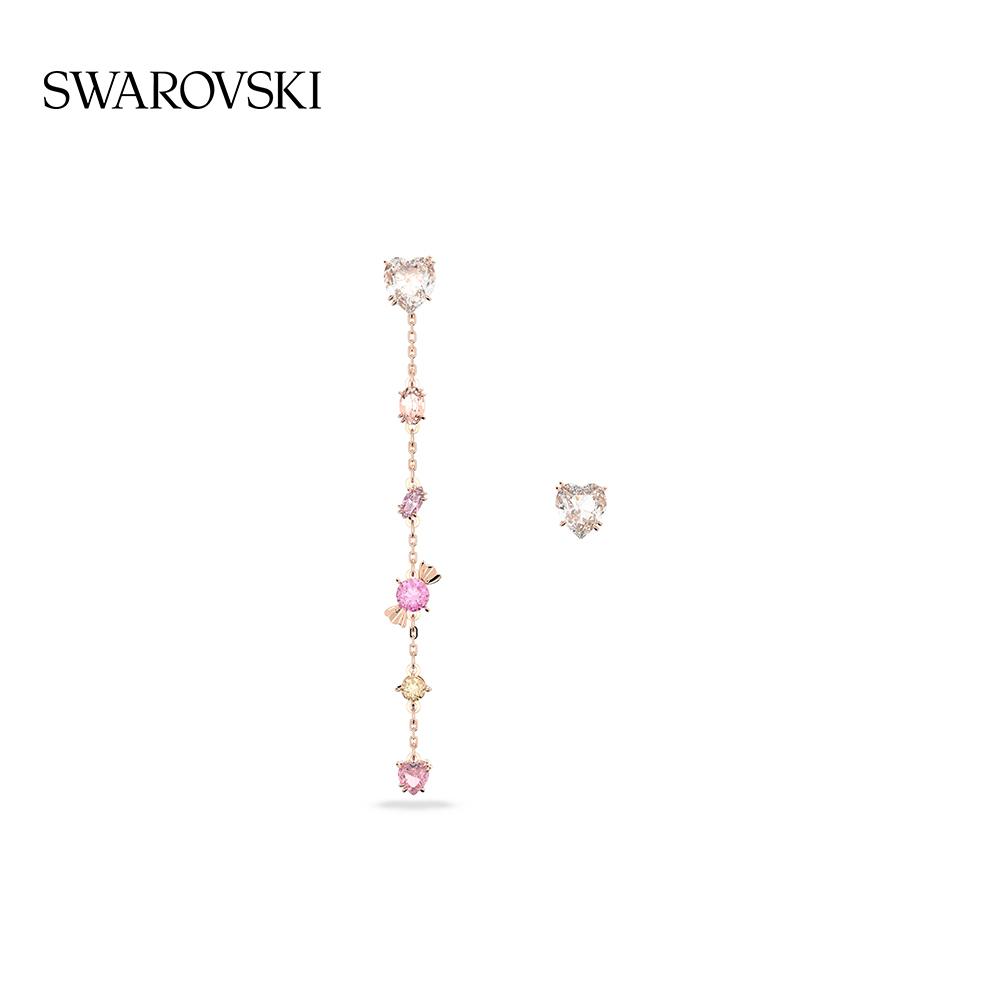 Bông tai kẹo Swarovski Gema 520 hình dáng bất đối xứng khí chất nữ Món quà năm mới