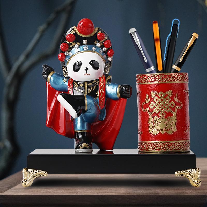 Tứ Xuyên Opera Mặt nạ Panda Bút Đồ trang trí Tứ Xuyên Thành Đô Du lịch Quà lưu niệm Hội nghị Tốt nghiệp Quà tặng Giáng sinh