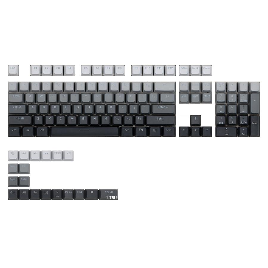 Keycap Pavilion Ngày Cực PBT Truyền Sáng OEM Keycap 68 84 87 104 MX1.0 6.0 8.0 Bàn Phím Cơ