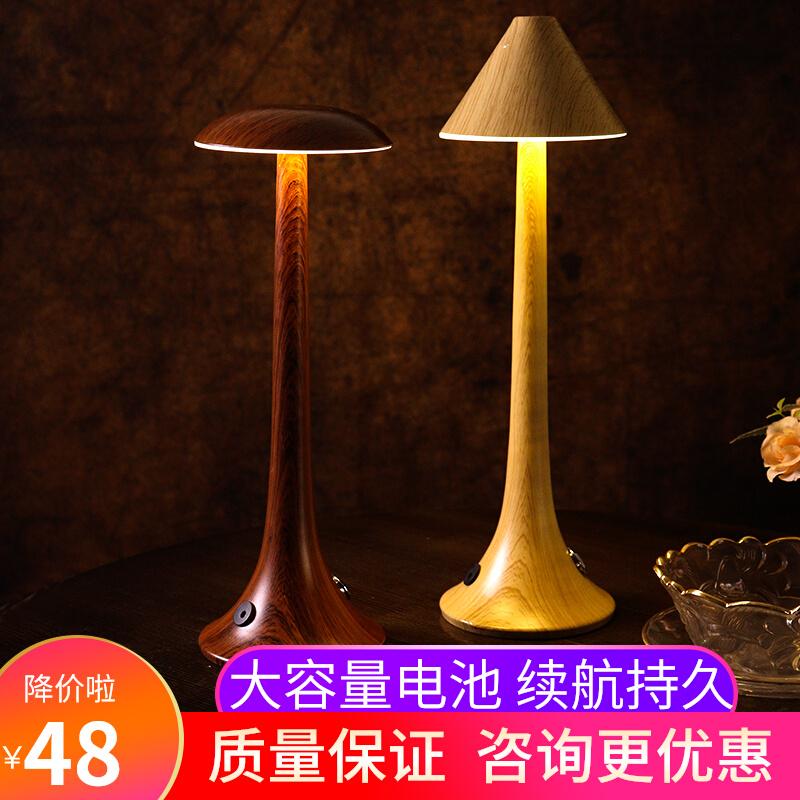 Đèn bàn bar led sáng tạo đèn ghế cafe phòng ăn đèn trang trí bar rõ ràng bầu không khí đèn đèn bàn sạc đèn ngủ