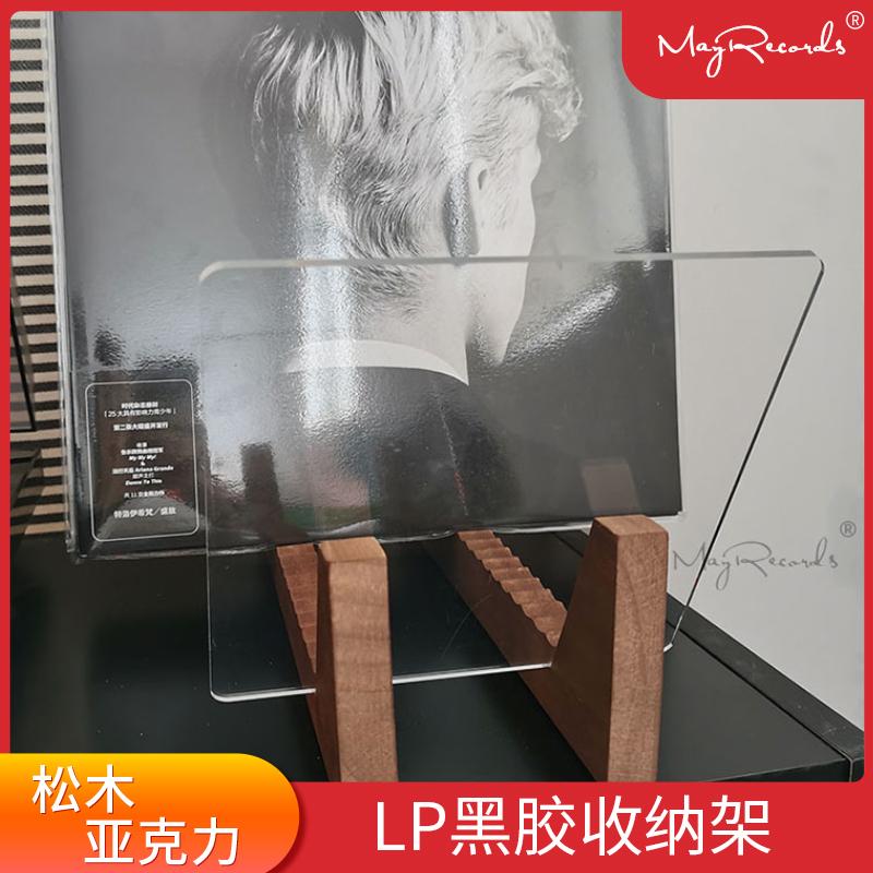 Gỗ Chắc Chắn Đĩa Vinyl Giá LP Vinyl Hộp Lưu Trữ Những Người Đam Mê Tuổi Kỷ Lục Đỡ Máy Tính Để Bàn Đĩa CD Kệ Để Đồ