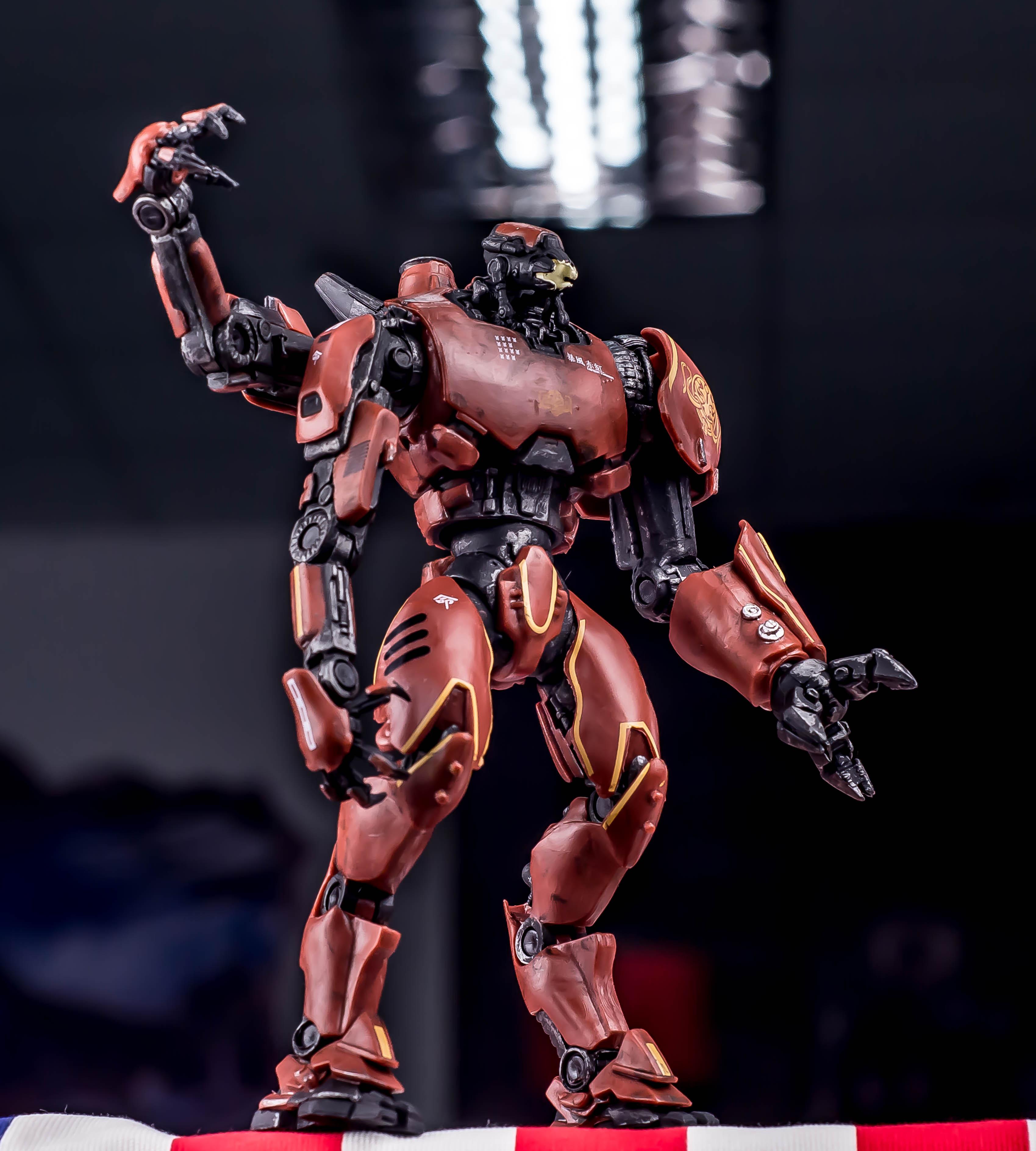 Bandai Pacific Rim Wanderer Mech Crimson Double Knife Wanderer Eureka Alpha Mô Hình Mô Hình Di Động