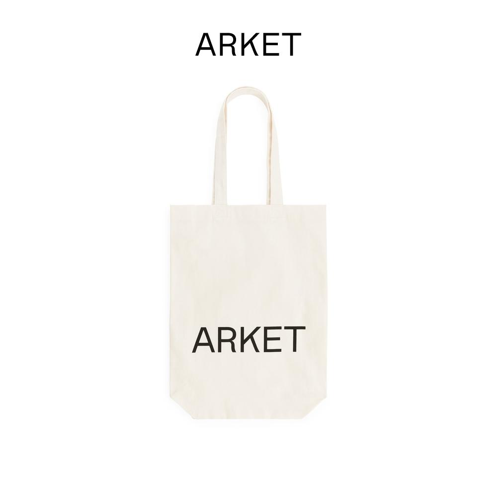 ARKET túi canvas cotton basic nam nữ hàng mới hè 2023 1021124001