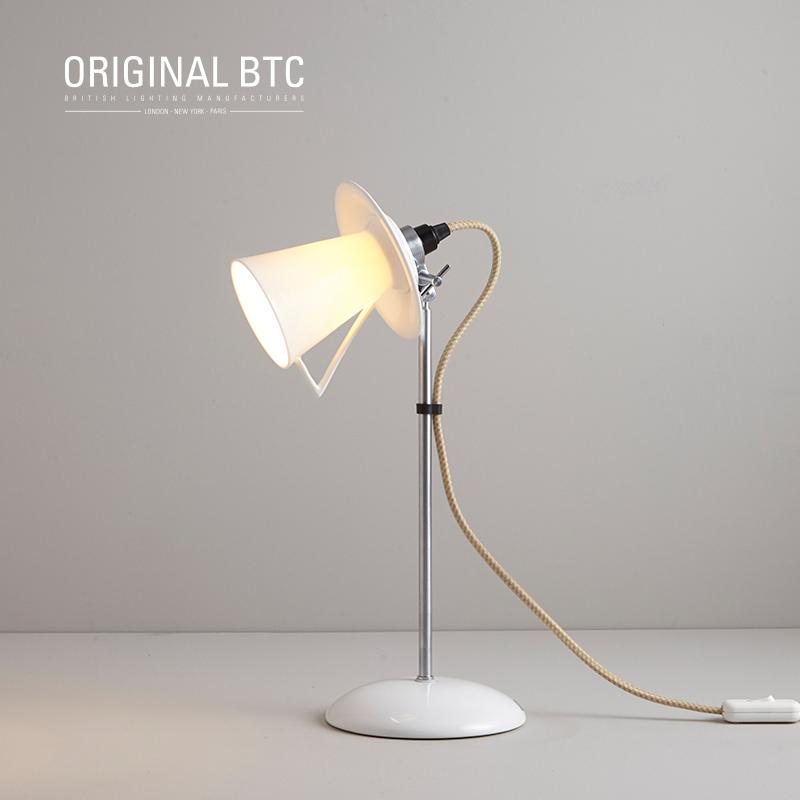 Điểm Bắc Âu Retro Đơn Giản/Anh GỐC BTC/Trà Trắng Handmade Xương Trung Quốc Trà Đèn Bàn