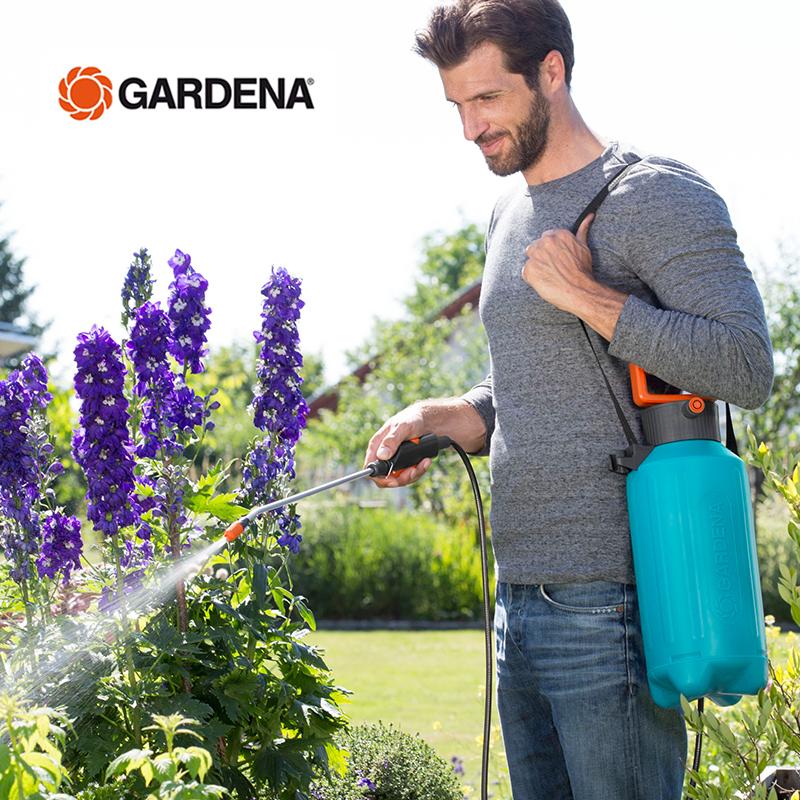 Đức nhập khẩu GARDENA GARDENA 5L áp suất không khí hộ gia đình làm vườn bình xịt tưới hoa