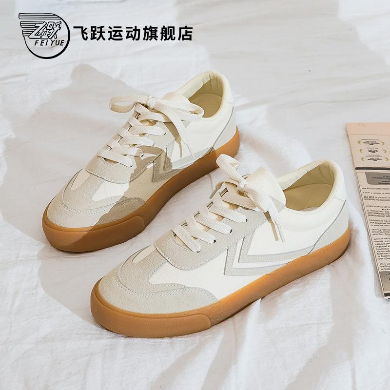 Feiyue Dexun Giày Nữ 2023 Mới Thích Hợp Ban Đầu Cổ Trắng Giày Sneaker Nam Cặp Đôi Giày Vải Nữ Giày Nữ