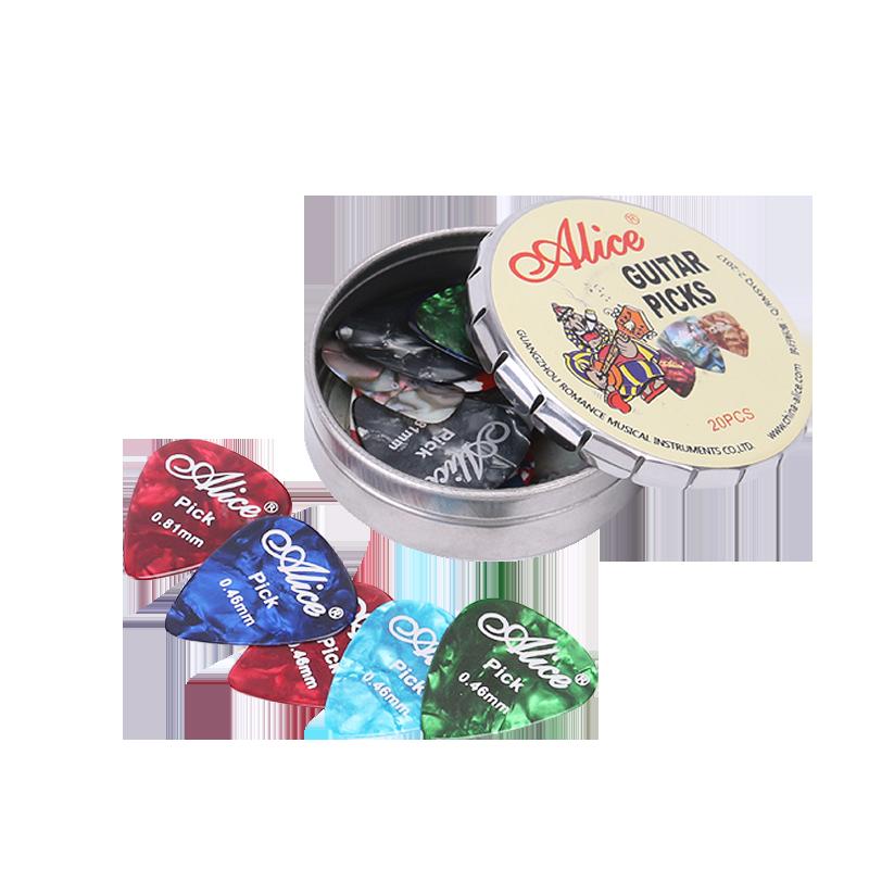 Alice Guitar Pick Đích Thực Dân Gian Guitar Pick Celluloid Frosted Guitar Điện Tốc Độ Chơi Phụ Kiện Chống Trơn Trượt