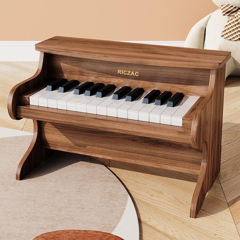 Đức RICZAC bằng gỗ đàn piano nhỏ trẻ em đàn organ điện tử mới bắt đầu bé gái cho bé tập đi nam đồ chơi quà tặng