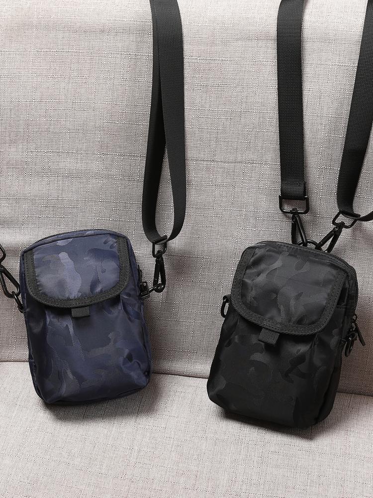 INS TIDE BRADER Túi vai nam Pockets Thể thao Backpack Backpack Mini -Light nhỏ Backpack Túi treo bình thường